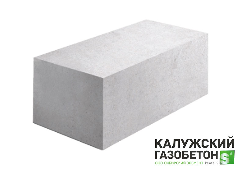 Газобетонный блок стеновой Калужский D400 625х375х250 B2.5 фото 0